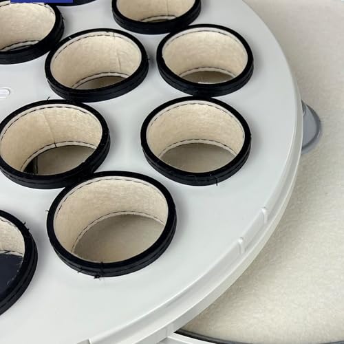 16 Laps Billiard Ball Cleaning Machine Wool Ring, Upgraded Pool Ball Cleaner Polisher with Circle Attachment Fit for Regal, Not Easy to Deform, Long Service Life, Accessories for Polishing Ball by BuleVina - Image 5