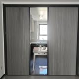 Porta A Soffietto Porte Pieghevoli Divisori Per Ambienti, Tenda A Soffietto Personalizzabile Maniglia/porte A Soffietto Per Impieghi Gravosi, Temporanea Doccia(70X90IN(177.8X229CM))