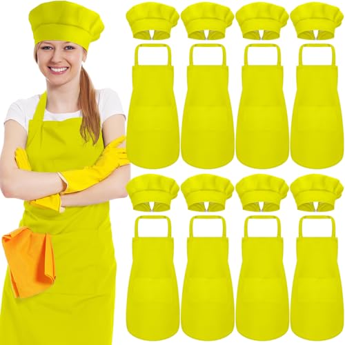 Tablier avec poches adulte et toque pour réussir vos ateliers de cuisine en famille