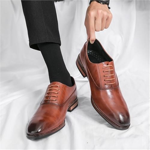 Stylish Oxford Lace Up Shoes for Men in Premium Leather Perfect for Office and Business Attire2