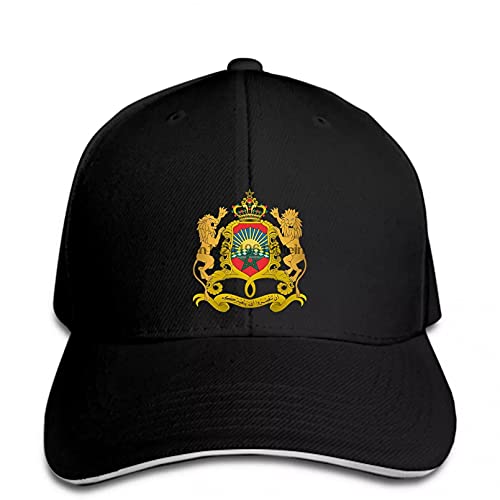 MWLSW Casquette de Baseball Maroc Armoiries Hommes Pop Harajuku 4 5 6 Chapeau Snapback à Pointe Cadeaux Chapeaux Sports Plein air pour Les Amateurs Hip-hop Cover