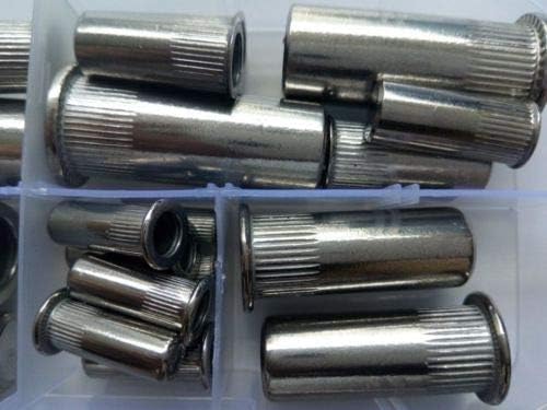 26pcs M4 M5 M6 M8 M10 M12 Rivet nuts Blind hole Rivets Nut Closed Riveting