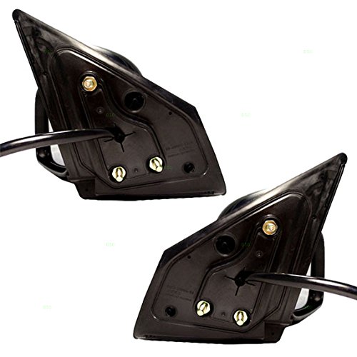 Brock Replacement Driver And Passenger Power Side View Mirrors Ready-To-Paint Compatible With 08-14 Lancer 7632A093 7632A094 #TOP2