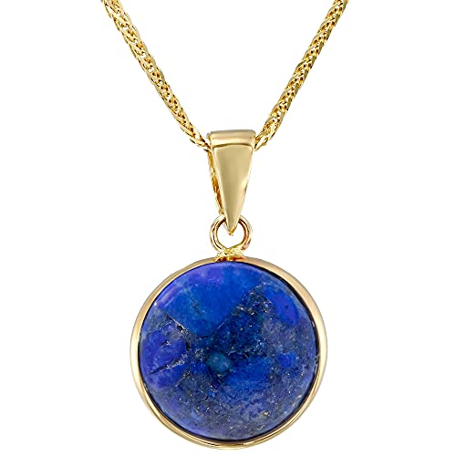 White gold lapis pendant Clearance