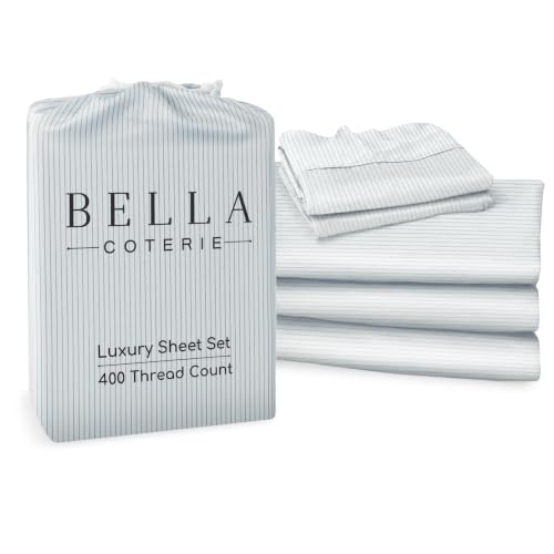 Image of Bella Coterie Luxury Bamboo Viscose Split King Sheet Set, Organically Grown