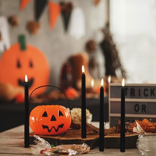 Velas LED de Halloween decorativas sin llama y juego de luces electrónicas 4