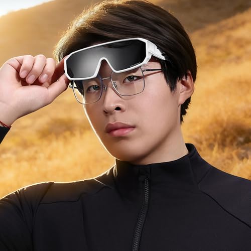 Lunettes de soleil cyclisme route surdimensionnées ajustement sur lecture - 5