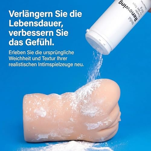 Sinful Talkum Puder für Silikon, Latex & Gummipflege - Vegan & Parfümfrei Talcum Powder - Talkum Puder Gummipflege - Latex Pflege - Talc Powder Silikon Pflege - Talkumpuder für Sexspielzeug - 150 g
