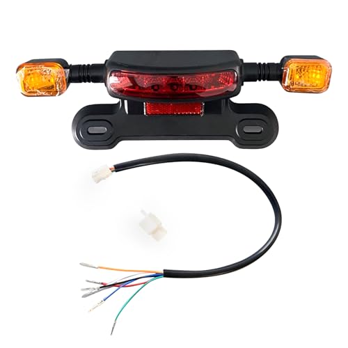 XinGeeek Electrical Motorbike Tail Light,12V Electric Scooter Brake Light and