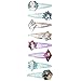 Disney Frozen Kids Hair Clips for Girls Snap Clips 8 Pack Multi Color Ages 3+