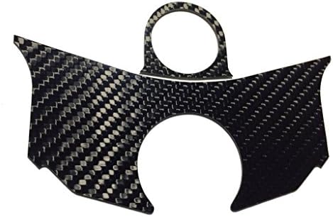 SKUR Kawasaki Ninja ZX9R ZX-9R 94-97 REAL GENUINE Carbon Fiber Triple Tree Yoke Cover Top Clamp Scratch Protector Key Guard