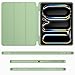 iMieet iPad Pro 13 Inch Case M4 (2024) with Pencil Holder, Trifold Stand Smart Case with Soft TPU Back, Auto Wake/Sleep (Matcha Green)