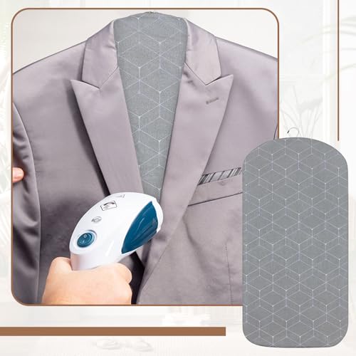 image for Ziliny 2 Pcs Garment Steamer Hanging Ironing Board 35 x 17.5 Inch with