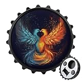 Décapsuleur portable : le décapsuleur Phoenix mesure 7,9 x 7,9 x 1,5 cm, format de poche, léger et pratique à transporter. C'est un bon choix pour le camping, l'extérieur, les voyages, etc.