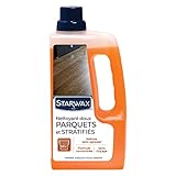STARWAX Nettoyant doux pour parquets et sols stratifiés 1L - Idéal pour éliminer les taches et salissures sur les parquets vitrifiés, cirés, huilés et sur les sols stratifiés