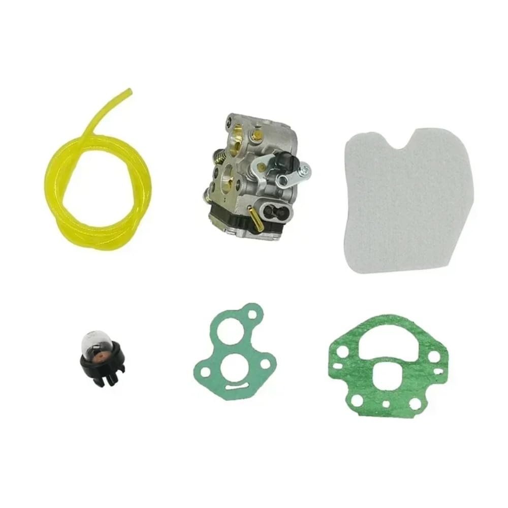 Kit De Carburador con Filtro Aire, Bulbo, Tubo Combustible | For Husqvarna 235 235E 236 236E 240 240E Reemplazo for Zama C1T-W33 CS380 CS34