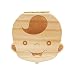 Warmoor Baby Tooth Box, Milk Teeth Wood Case Storage Keepsake Organizer Deciduous Souvenir (boy)