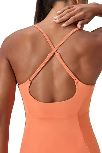 Womens Tennis Dress Workout Dress with Built-in Bra & Shorts Pockets Summer Dresses for Athletic Workout Exercise Golf4