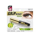 EBIN NEW YORK Grip Bond Eyelash Adhesive Glue (Brush Type, Black, Aloe)|Fast Dyring, Enhancing Volum