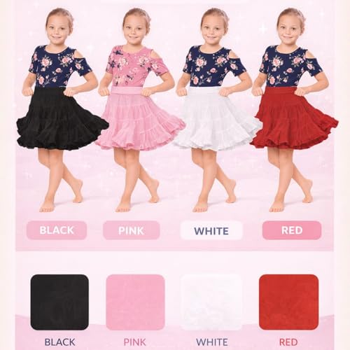 Malco Modes Little Betty Petticoat for Pagent dress | Small Black Tulle Underskirt for Formal Dress