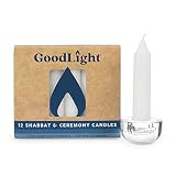 Paraffin-Free Shabbat and Sabbath Ceremony Candles, Made from Vegan Palm Wax, Jewish Shabbat Candles