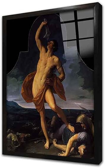 Tablosan Galip Samson  er eveli Cam Tablo 50X70 Cm Cb02097