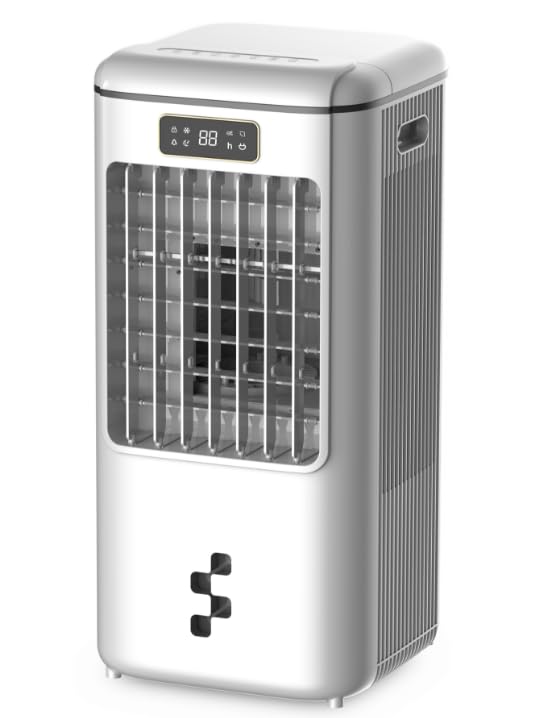 Portable Air Conditioners Fan, Windowless Evaporative Air Cooler 3 Modes & 3 Speeds, 12H Timer for Smart Auto-off, 2-Gals Tank for 20H Cooling,16FT Remote,No Hose Needed,38db Swamp Cooler