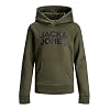 JACK & JONES jongens trui met capuchon JJECORP LOGO SWEAT HOOD NOOS JR
