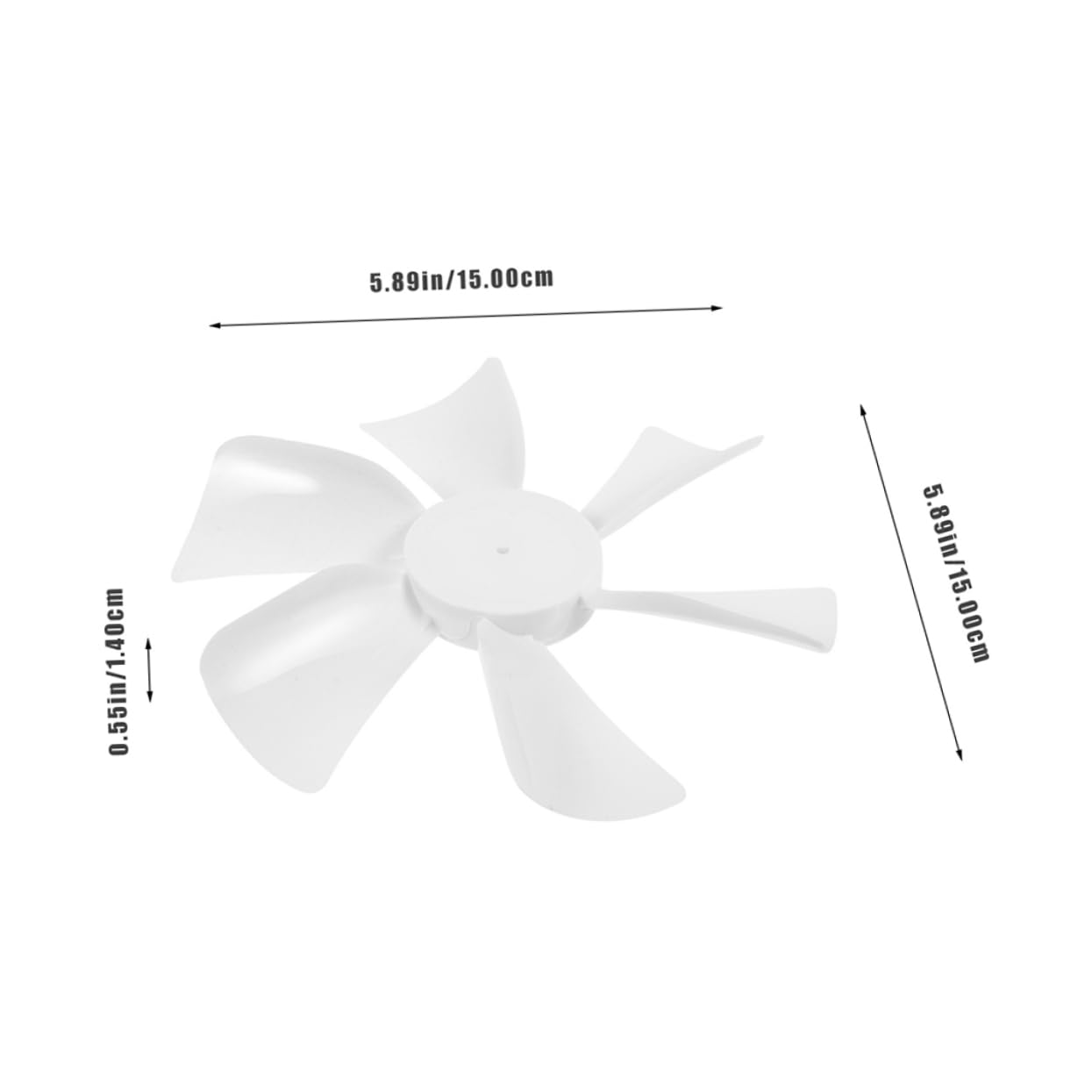 2Pezzi Ricambio per Ventilatore Rv Leggere e Resistente per Camper Facili da Installare e Compatibili Maggior dei Ventilatori Rv