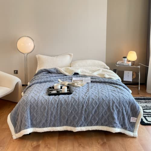 Couverture Douillette Peau d'Agneau 200x180 cm