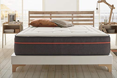 naturalex Zen-Pur | Contemporary Stitching and Cleanly Designed Memory Foam Mattress | 6ft Super King Size 180x200cm | Ergonomic Support | Cool, Breathable and Certified Pure | 10 Year Warranty