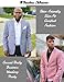 COOFANDY Men's Blazer Jacket Fashion Modern Western Sport Coat Big and Tall Dress Suit Coat Blue