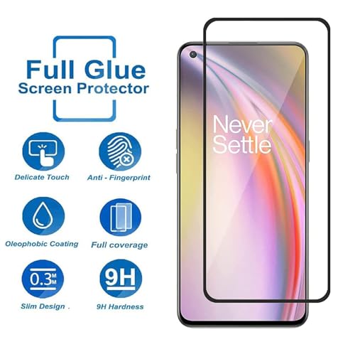 Image of HD Tempered Glass Screen Protector Compatible For OnePlus Nord CE 5G, CE 2 5G With Edge To Edge Coverage And Easy Installation Kit