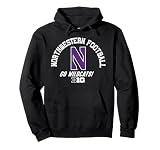 Northwestern Wildcats Big 10 Football Logo Pullover Hoodie