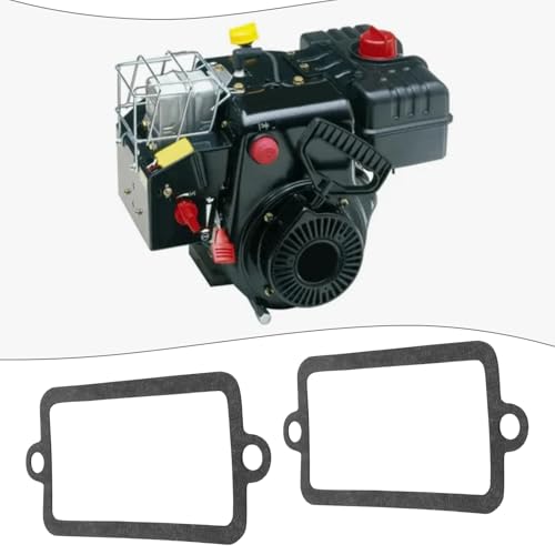 Image of 4 Pieces Engine Valve Cover Breather Gasket Compatible with Tecumseh 2.5-5 HP Horizontal Engines, Part 27234 27234A, Black
