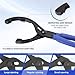 WORKPRO 12-inch Oil Filter Plier and Flexible Oil Funnel Set for Quick and Clean Automotive Oil Change, Durable Silicone Funnel with Shape Retention, Adjustable Anti-Slip Oil Wrench for Effortless Use
