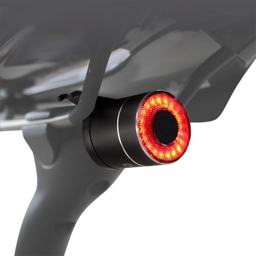 Feu arrière intelligent pour vélo étanche IPX6 avec éclairage automatique et capteur de frein