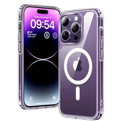 TAURI for iPhone 14 Pro Case Compatible with MagSafe- Clear