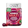 OLLY Women’s Daily Multivitamin Gummy, Vitamins A, D, C, E, Biotin, Folic Acid, Adult Chewable Vitamin, Berry Flavor, 65 Day Supply – 130 Count