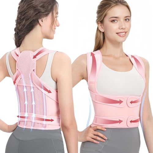 EPICGALA Posture Corrector for Women & Men – Adjustable Back