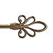 Kenney Blaine Window Curtain Rod, 48 to 84-Inch, Antique Brass