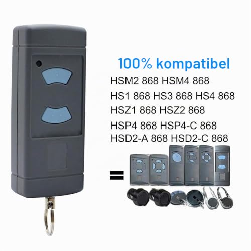 868.3MHz Garagentoröffner fur Hörmann Handsenderz, Garagentor-Fernbedienung kompatibel mit...