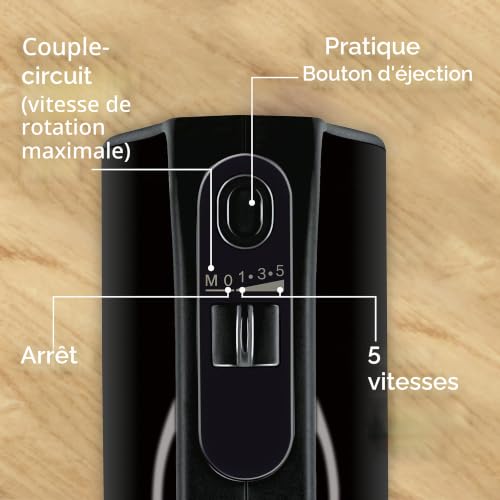 Batteur À Main Bosch MFQ4885DE – 575W, 5 Vitesses, Fonction Turbo - vue 10