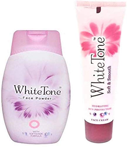 White Tone Face Powder And Face Cream Combo (30 g+25 g) (55 g)