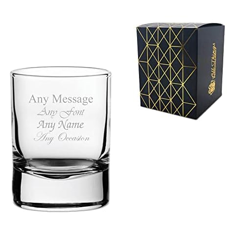 Personalised Engraved 50ml Crystal Shot Glass Cover