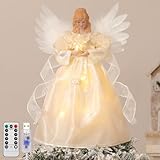 Lewondr Puntale Per Albero Di Natale Angelo, 12