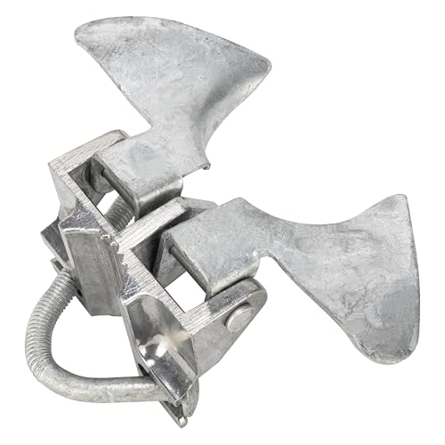 Dreamxiang Chain Link Butterfly Gate Latch, Chain Link Fence Latch Kennel Gate Latch for 1-3/8