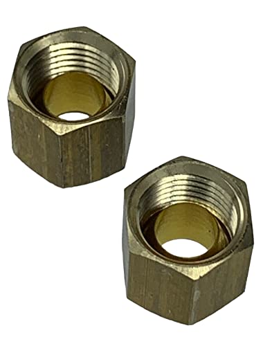 Sellerocity Kit Air Compressor Tube Unloader Hose 40" Compatible With Emglo Jenny 610-1091 Dewalt A12463 Ridgid 17748, Contains Nut & Ferrule With Inserts