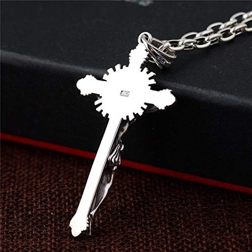 Collier croix argent S925 hypoallergénique bijoux à la mode