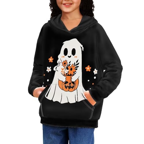 Girls Hoodies Size 6-16 Athletic Hooded Sweatshirt Long Sleeeve Shirt with Pockets3